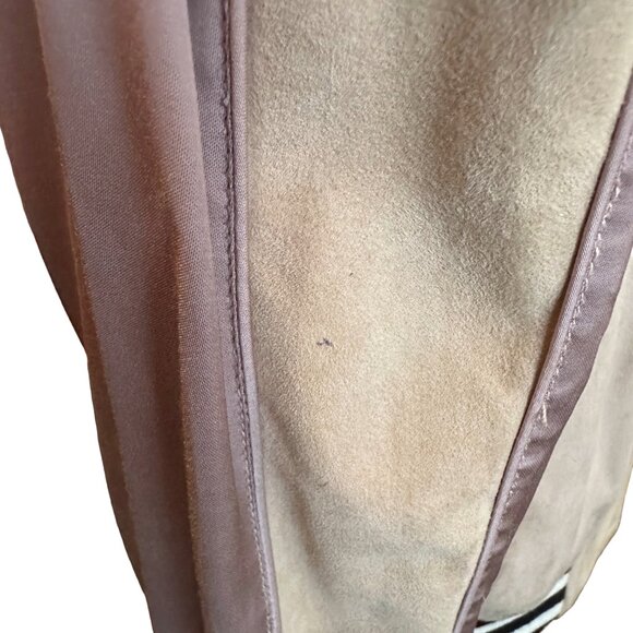 ALL SAINTS Women's "Gresley" Suede Satin Bomber Jacket, S - Picture 8 of 13